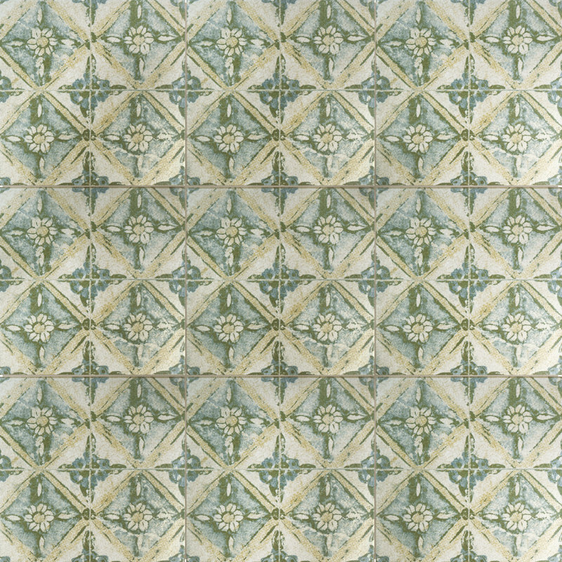 Carreau de céramique 13 po x 13 po Klinker Retro Blanco