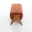 Chenille Upholstered Bench-1511173428