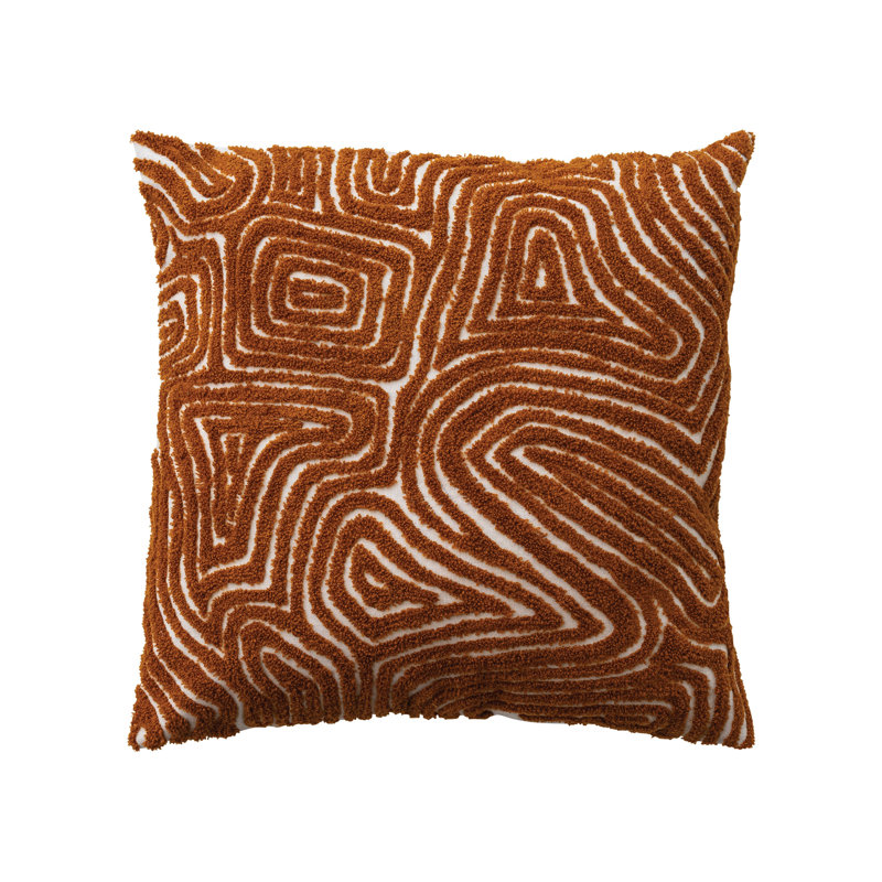 Cotton Throw Pillow With Polyester Fill