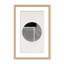 Abstract Minimalist Round by  - Picture Frame Painting on Paper-131292178-131292180-131292190