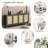 Retro Sideboard With 4 Rattan Doors And Adjustable Shelves
