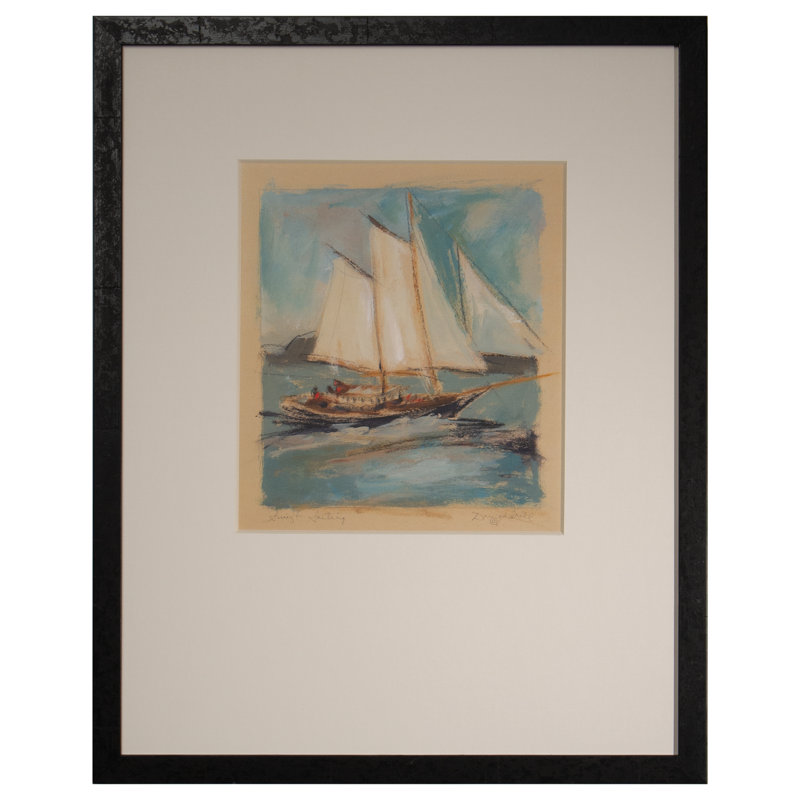 «Swift Sailing» par Daughdrill - peinture encadrée