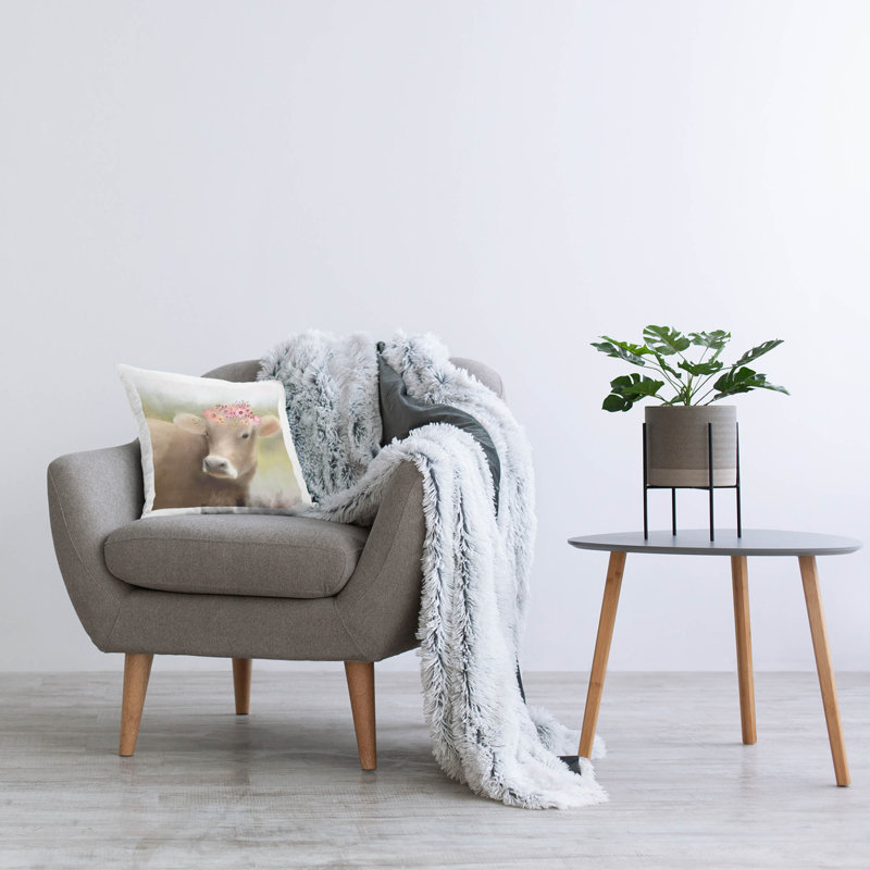 Polyester Throw Square Pillow Cover & Insert