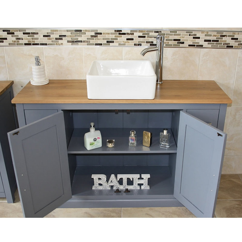 Tulum 1230mm Single Bathroom Vanity with Vessel Ceramic Basin