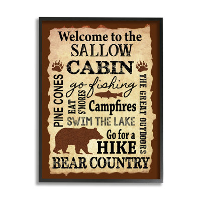Rustic Family Lodge cmw-013, art mural personnalisé