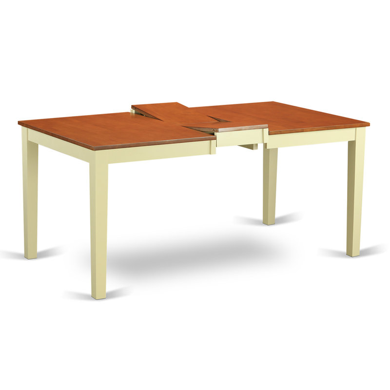 Table de salle à manger Nicoli, Babeurre / Cerisier