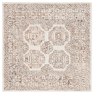 Hand Tufted Wool/Cotton Oriental Rug in Ivory/Sage