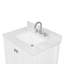 Meuble-lavabo simple 30 po avec plateau en marbre de Carrare Abbottsville-1797258930