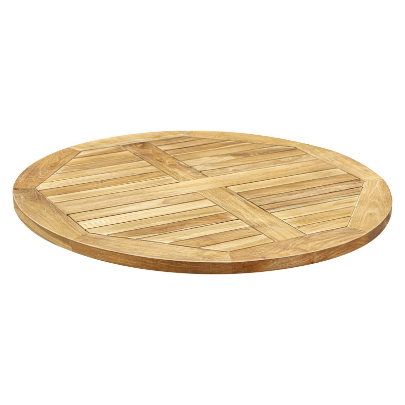 Patty Round Teak Table Top, 1.25" H x 36" W x 36" D