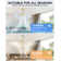 72"Industrial Ceiling Fan With Light,With 8 Aluminium Metal Blades,Works with Alexa