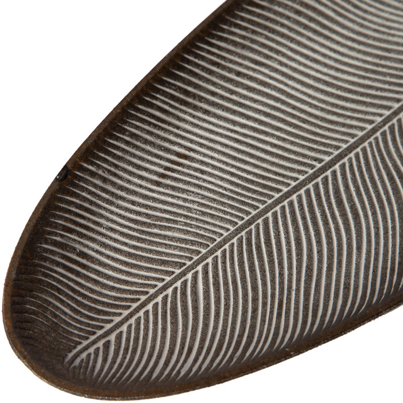 Plateau de table basse Long Leaf, Brun