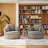 42.1" Wide Slipcovered Swivel Barrel Chair-1954448354