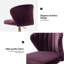 Chaise de travail ergonomique avec dossier capitonné Alice-1576630652