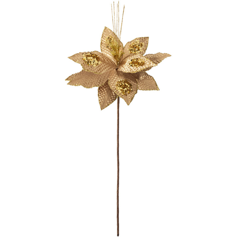 Fabric Poinsettia Arrangement