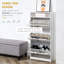 Slim Shoe Cabinet, Trendy Shoe Storage Cabinet With 3 Large Fold-Out Drawers & A Spacious Top Surface For Small Items