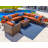 Yussuf 15 - Person Modular Patio Conversation Set with Cushions-1569111051-1569111045-1540054780