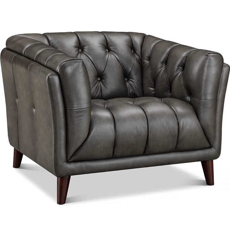 Chaise en cuir Kalme