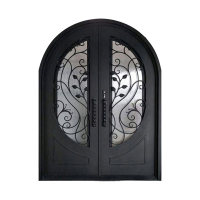 Elysian Arch Iron Door
