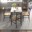 Ensemble de table de salle à manger pour 4 personnes, ensemble de table de salle à manger en bois avec chaises pour la cuisine et la salle à manger, ensemble de salle à manger compact pour petits espaces, brun rustique