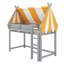 Lit mezzanine avec auvent, lumières DEL-27941022