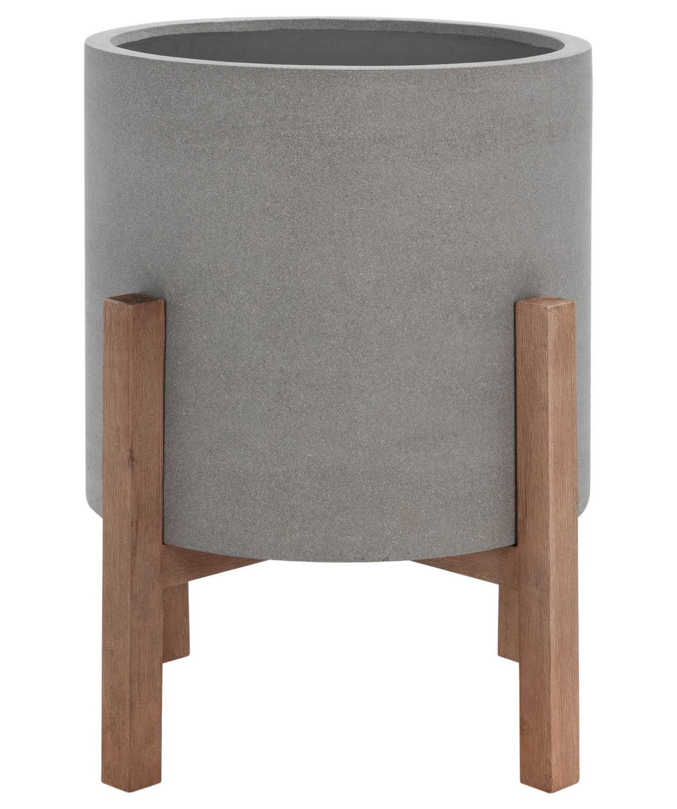 Tabitha Pot Planter, Light Gray, 29.3" H X 25.3" W X 25.3" D