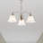 Becky 3 - Light Steel Chandelier-22240830