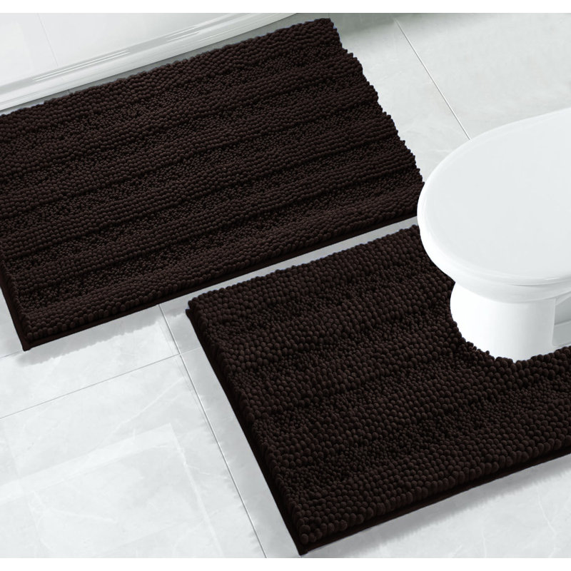 Abbieleigh Chenille Non-Slip, Brown