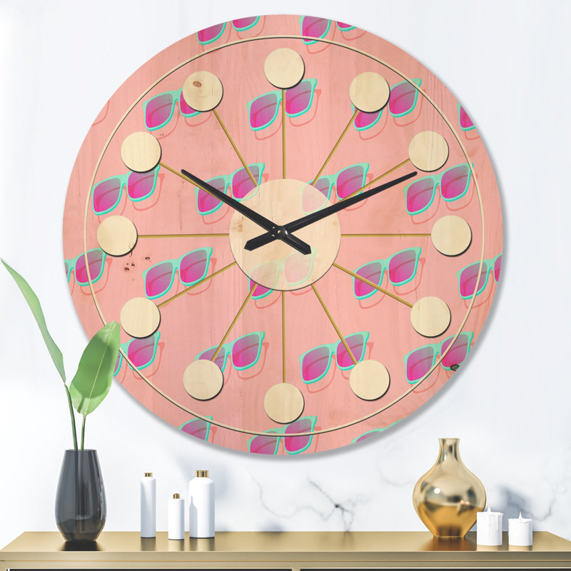 Solid Wood Wall Clock, Large