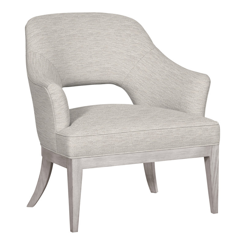 Chaise Kaley de 32,5 po Vanguard, Impala lin, Gris tourterelle