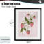 «Pastel Strawberries Branch», reproduction sous verre encadrée, design par Paige Sredenschek-226442328-226442331