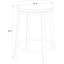Ensemble de 2 tabourets pivotants avec structure en métal