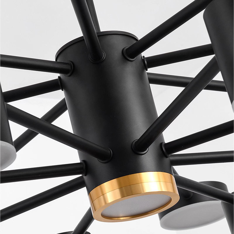 Lustre spoutnik moderne 10 lumières 30,7 "DEL