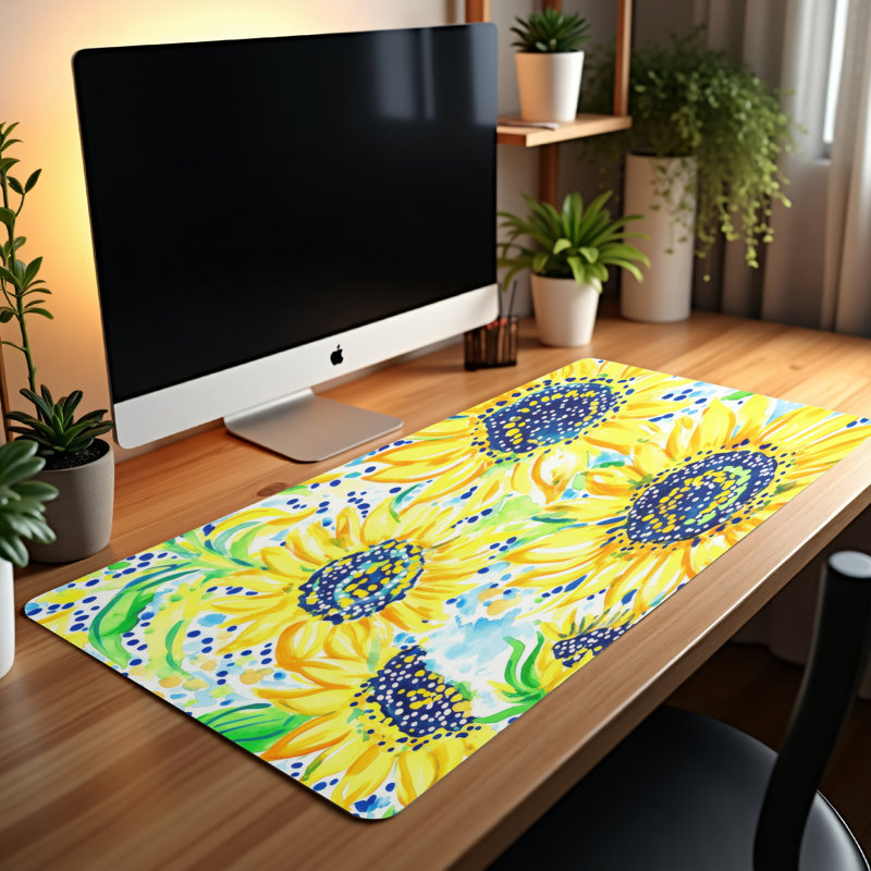 Polyester Desk Pad, 31.5x15.5