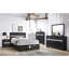 Mobilier de chambre en bois massif de luxe moderne 1 pièce Glam