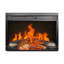 Foyer électrique encastrable 23 pouces, flamme réaliste, bûche, télécommande, minuterie, protection contre la surchauffe, chaleur de 1400 W, 5000 par heure, 11 réglages de température, source DEL de 50 000 heures, 4 réglables-1425474149