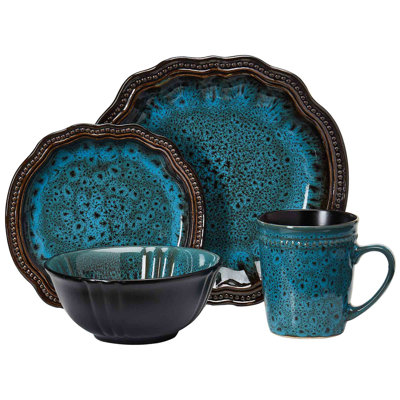 Cedric Piece Stoneware Dinnerware Set - Service for 4