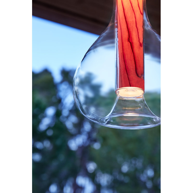 Luminaire suspendu Eris par Mayice Studio, Cerisier naturel, Noir mat