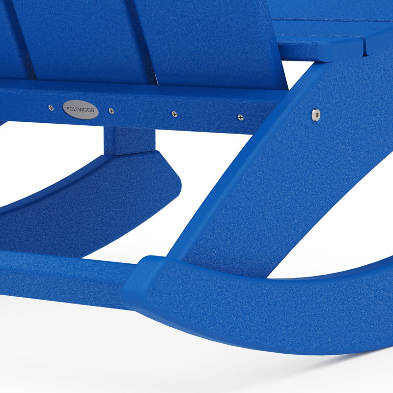 Chaise berçante Adirondack POLYWOOD, Bleu pacifique