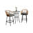 3Pcs Outdoor Bar Set-1196693321