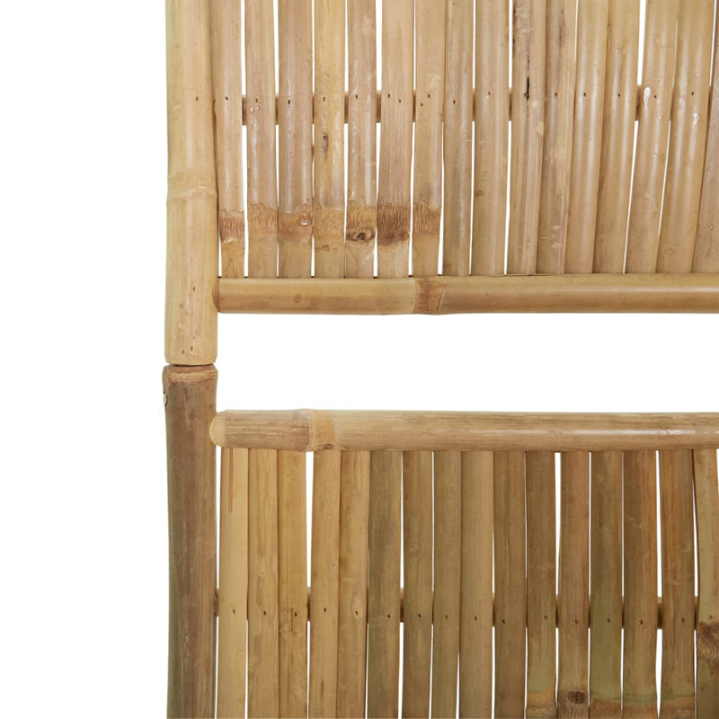 Bay Isle Home 4-Panel Room Divider Bamboo, 180cm H x 160cm W