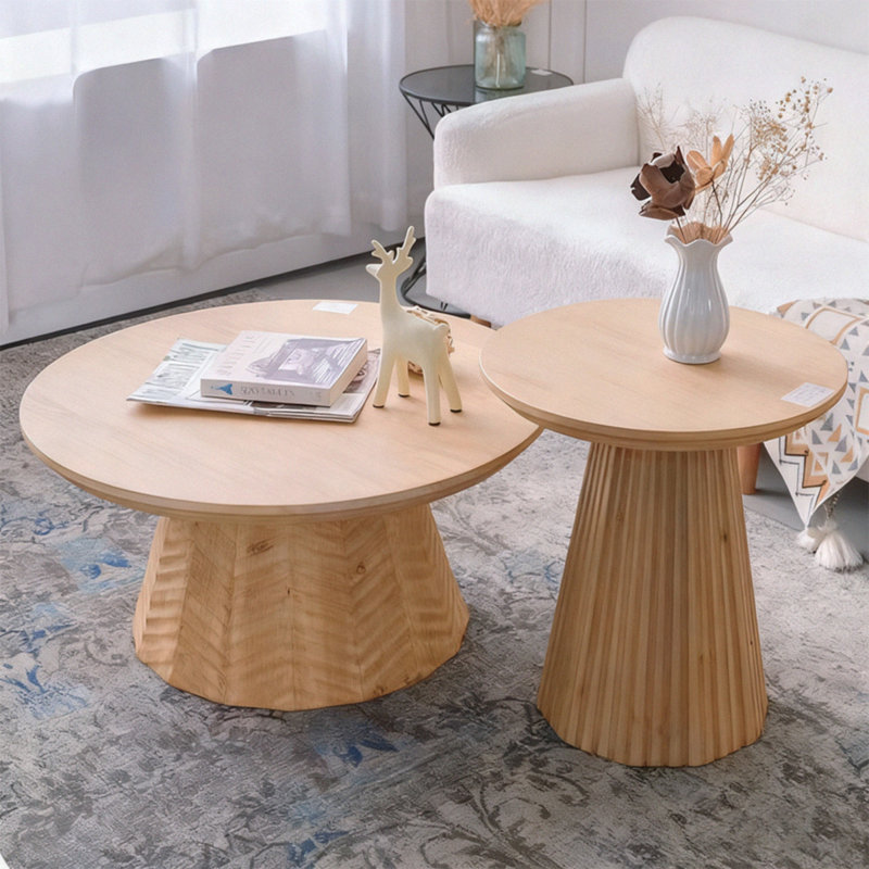 Ensemble de tables basses Modern Modern Burlywood