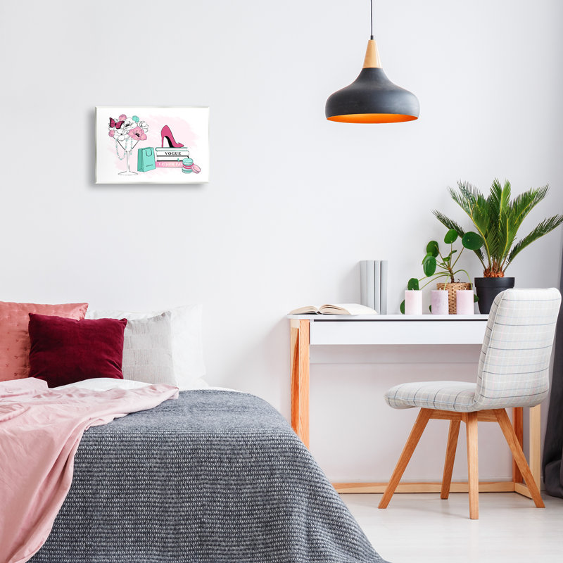 Art mural de mode par Martina Pavlova, H 10 po x l 15 po