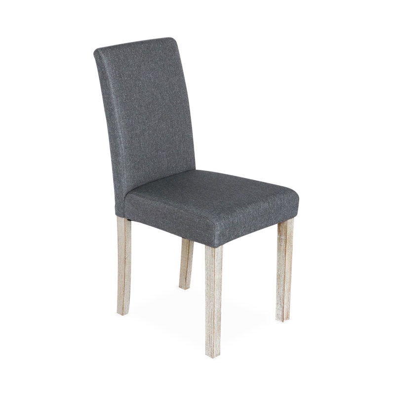 Gerde Upholstered Dining Chair, Charcoal Grey