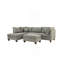 Canapé modulaire 3 pièces en gris