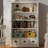 White Solid + Manufactured Wood + Tempered Glass Display Cases