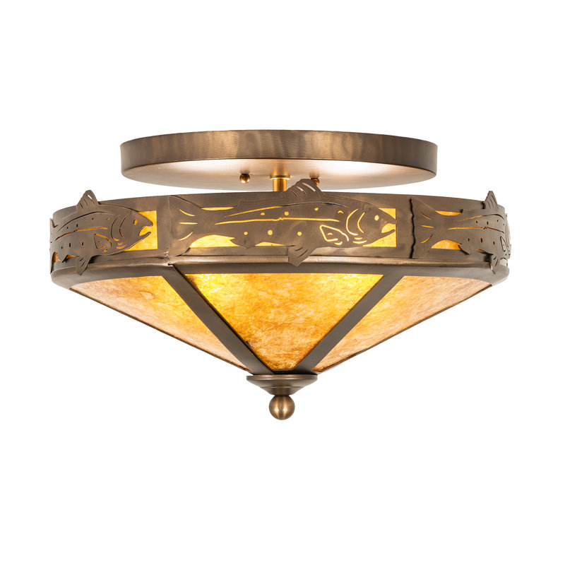 Rainbow Trout 2 - Light Flush Mount