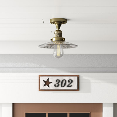Katalina Glass Semi Flush Mount