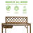 Fir Wood Potting Bench With Drawer