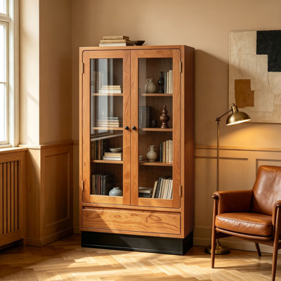 American style retro floor mounted bookcase