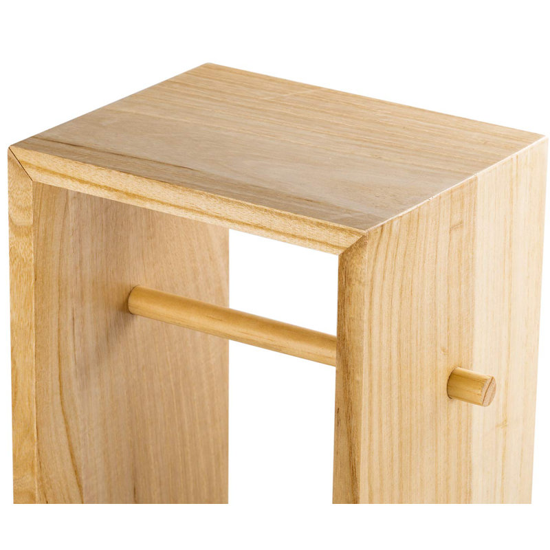 Porte-papier hygiénique sur pied, Brun